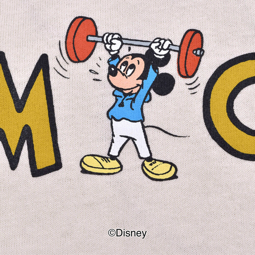 Disney ミッキーマウス ロゴ コミック 長袖 Tシャツ 80 130cm 80cm オフホワイト 子供服べべの公式通販サイト Bebe Mall