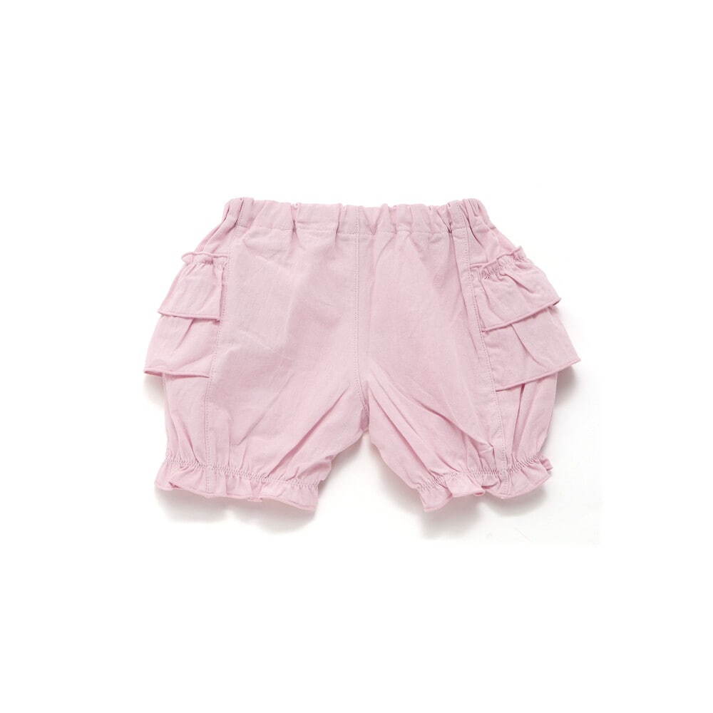 肩フリルワンピース+ブルマ付きセットアップベビー(70~80cm) ホワイト ワンサイズ