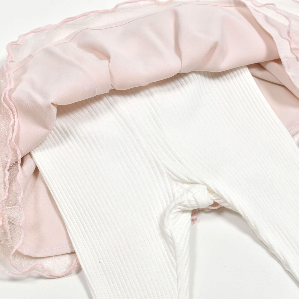 キラキララメチュールスカッツベビー(70~80cm) オフホワイト ワンサイズ(70-80cm)