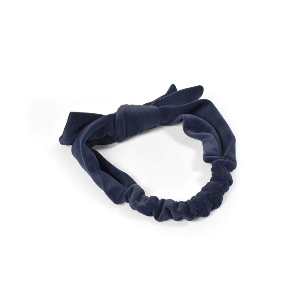 チャーム ベロアフリース リボン カチューム ベビー ネイビー ワンサイズ