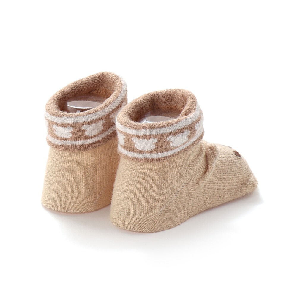 クマウサギ恐竜モチーフソックスベビー(9~12cm) グリーン(恐竜) ワンサイズ(9-12cm)