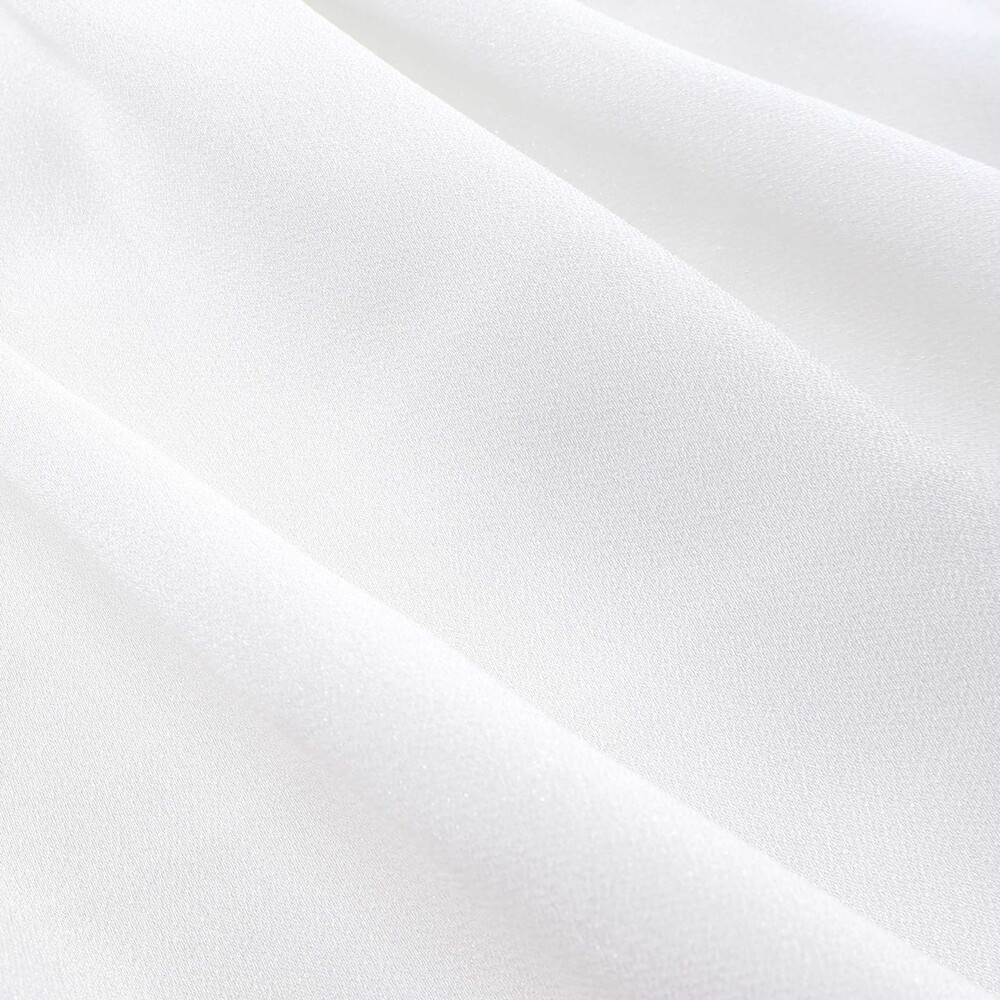 ラメジョーゼットシャーリングキャミ+リブボーダー長袖Tシャツセット(90~160cm) ホワイト 90cm