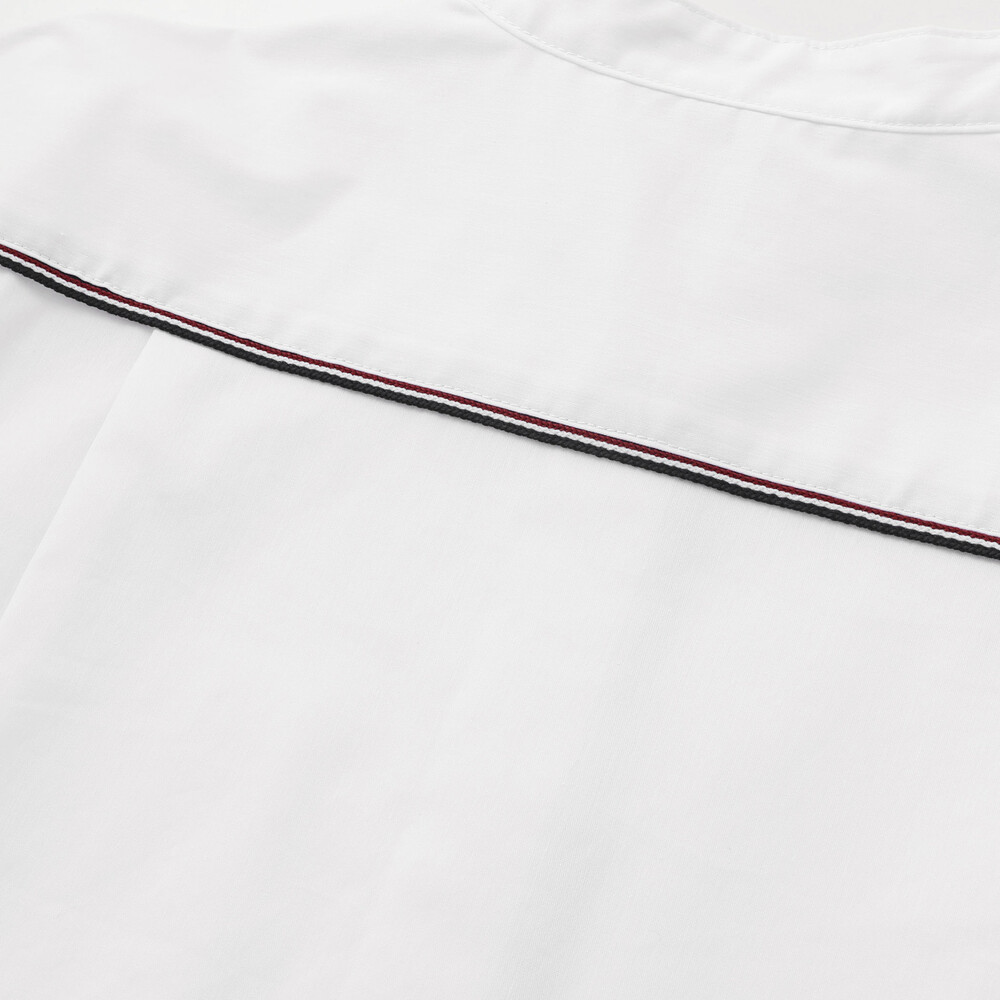ストレッチウェザースタンドカラー長袖シャツ(90~130cm) オフホワイト 90cm