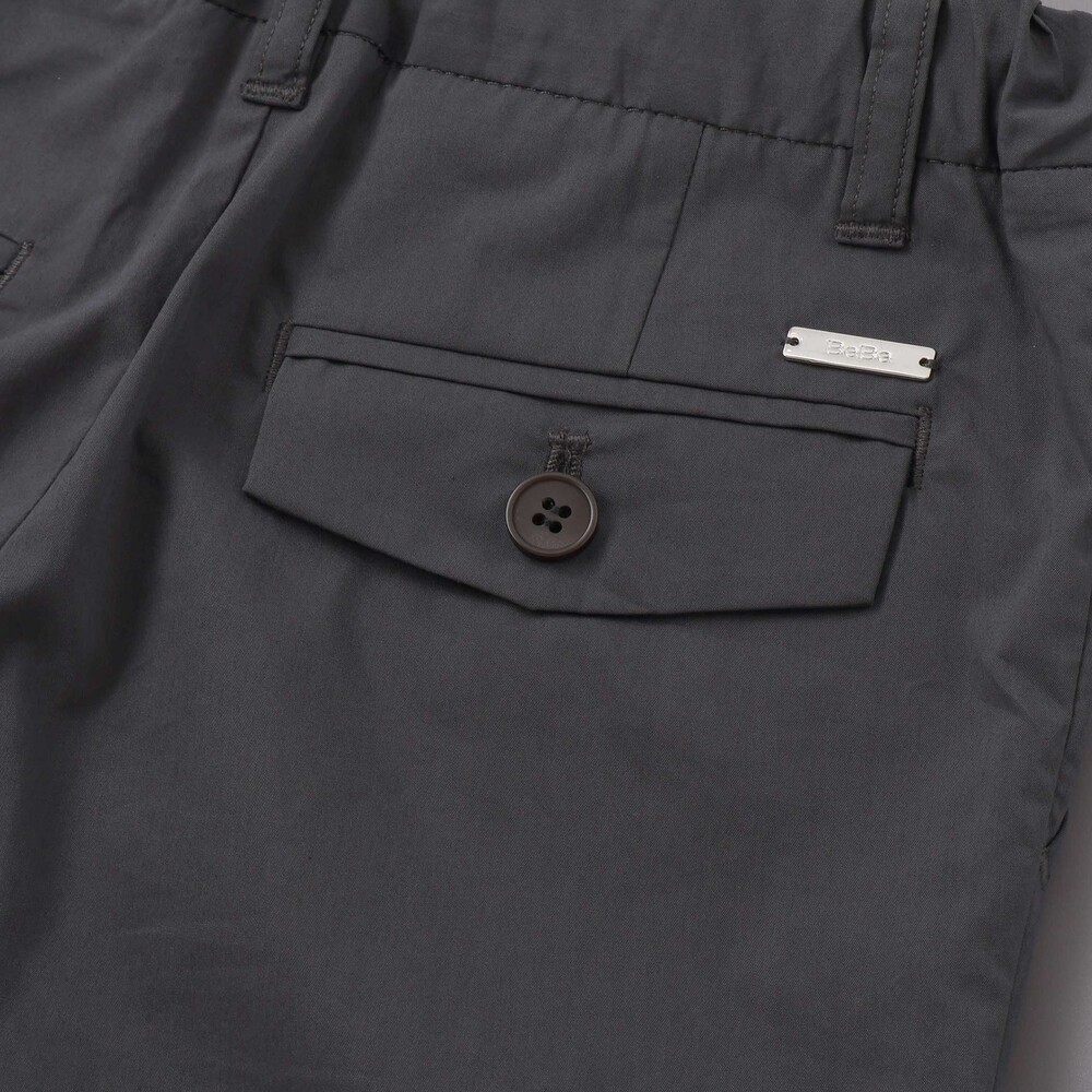 タイプライタータックロングパンツ(110~130cm) グレー 110cm