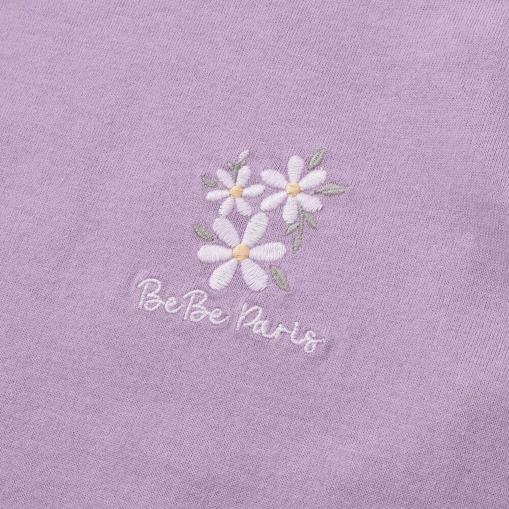 【抗菌・防臭】ワンポイント刺しゅう天竺長袖Tシャツ(90~130cm) ネイビー系 SS(90-100cm)