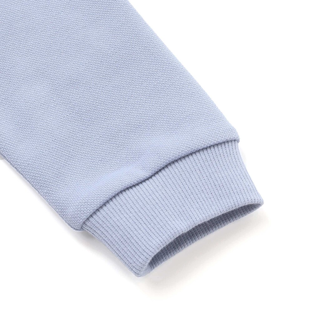 カノコチェーンステッチロゴ長袖Tシャツ(80~100cm) ブルー 80cm