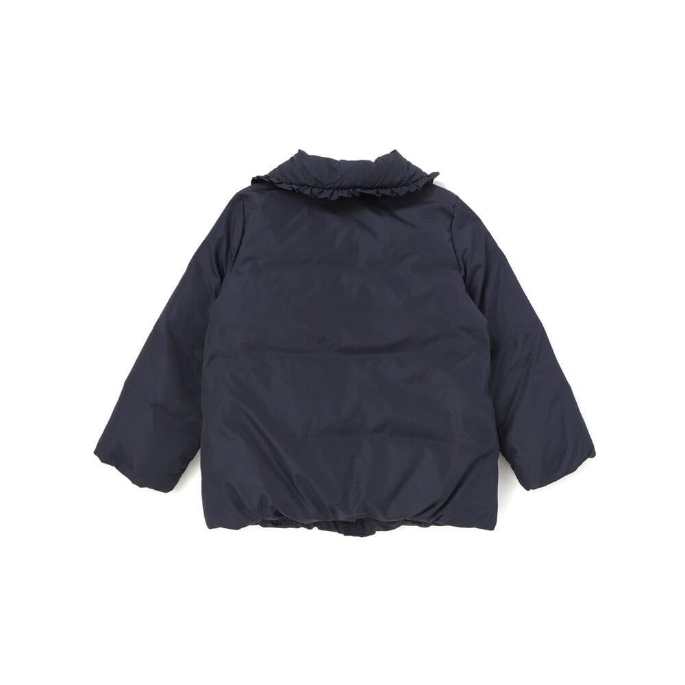 【限定商品】フリルタフタダウンコート(95~160cm) ネイビー 95cm