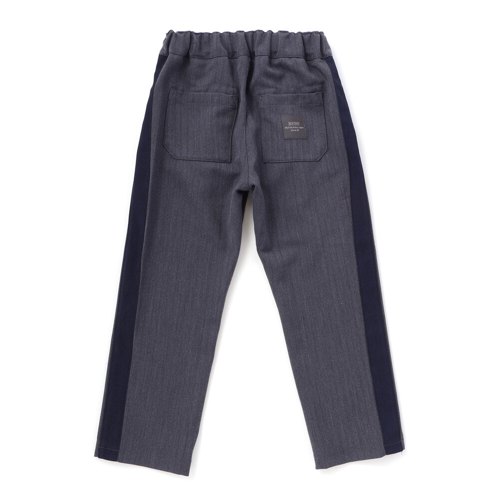 【限定商品】サイドラインロングパンツ(95~160cm) ネイビー 95cm
