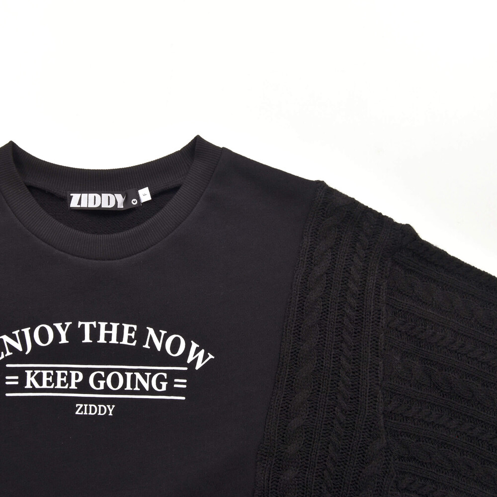 ニット切り替えプルオーバー+ショートパンツセットアップ(130~160cm) ベージュ 140cm