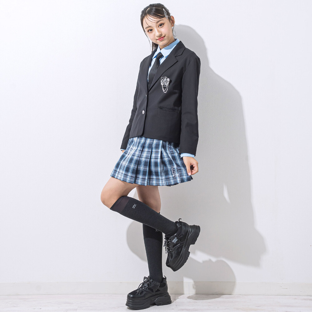 エンブレムジャケット(140~160cm) ブラック 140cm