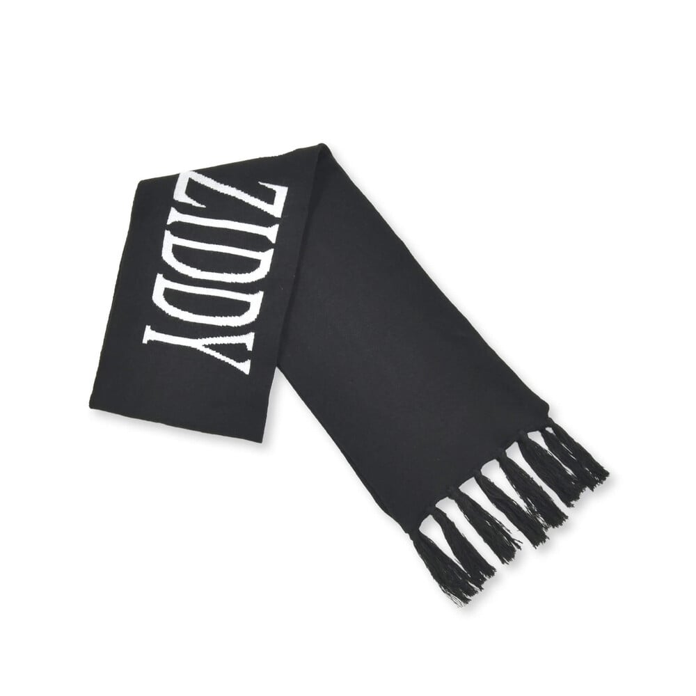 【 ニコ☆プチ 掲載 】ビッグロゴマフラー ブラック ワンサイズ