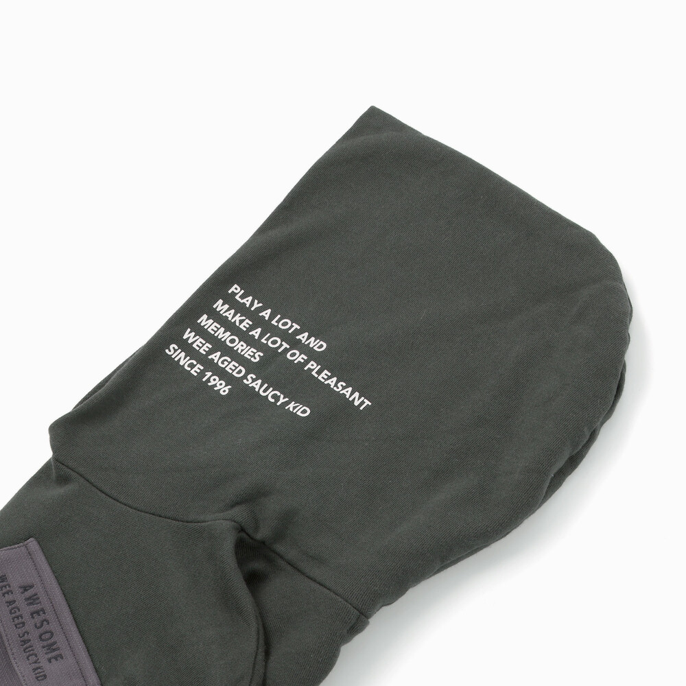 レイヤード風BIGフーディトレーナー(110~160cm) ブラック 110cm