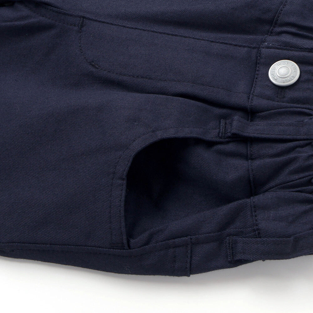 ハイパーストレッチスソパイピングスキニーパンツ(100~160cm) ベージュ 100cm