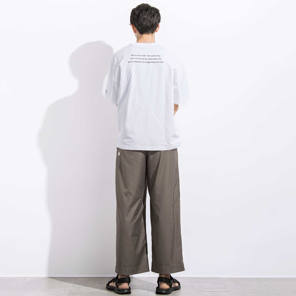 サージボックスタックロングパンツ親子お揃い大人(140~160cm) ブラウン S(140~150cm)