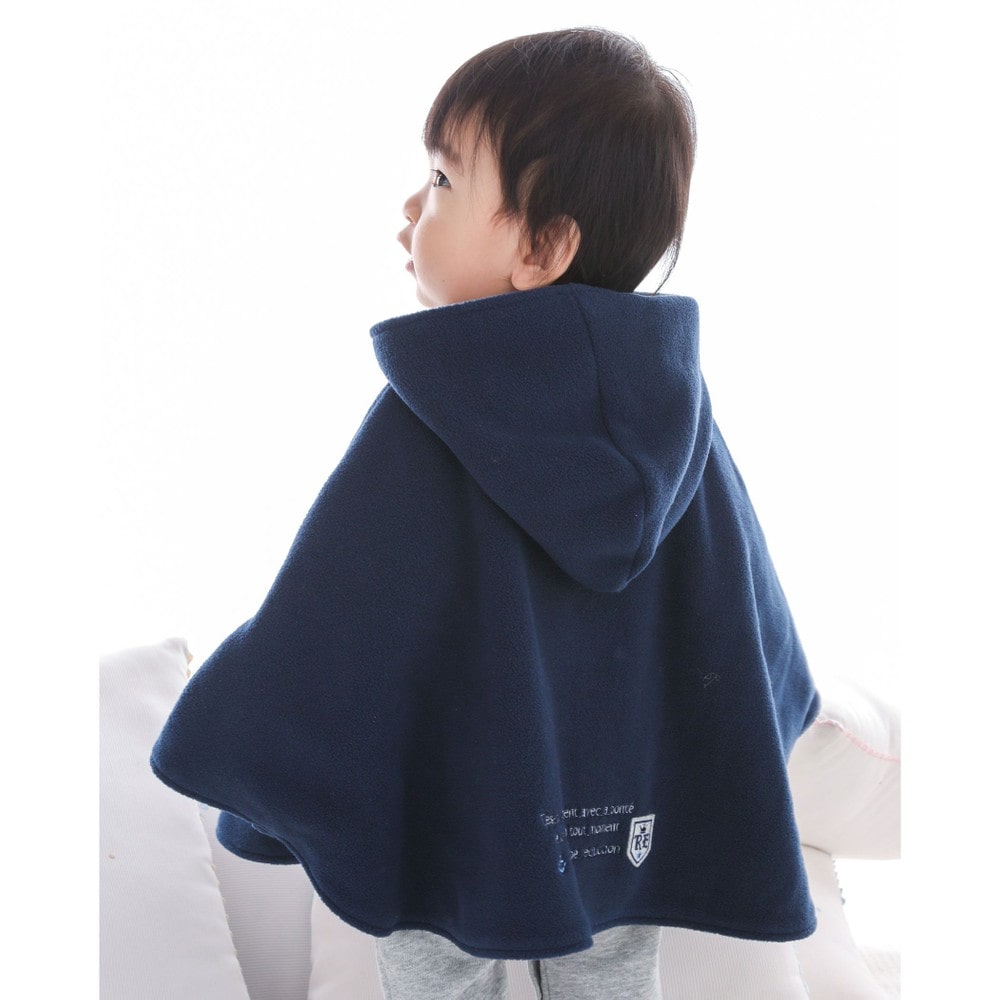 Pコート 風 星 フリース マント（50cm～90cm）(ﾜﾝｻｲｽﾞ(50-90cm