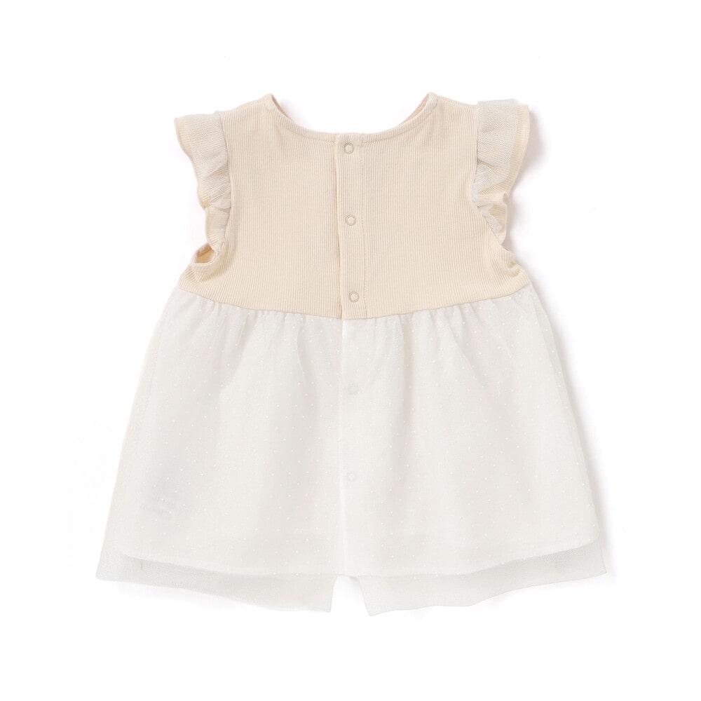 テレコドットラメチュールチュニック(70~90cm) ベージュ ワンサイズ