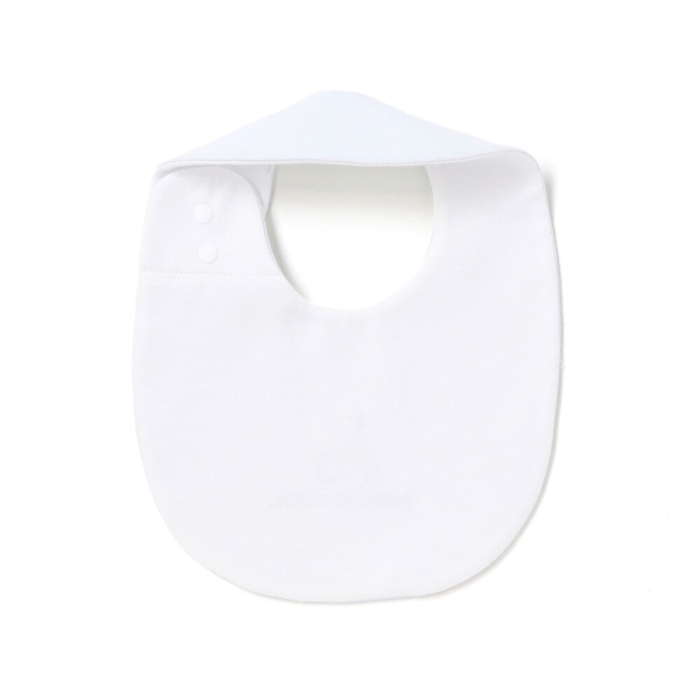 【日本製】クマ刺しゅうスタイ ピンク ワンサイズ