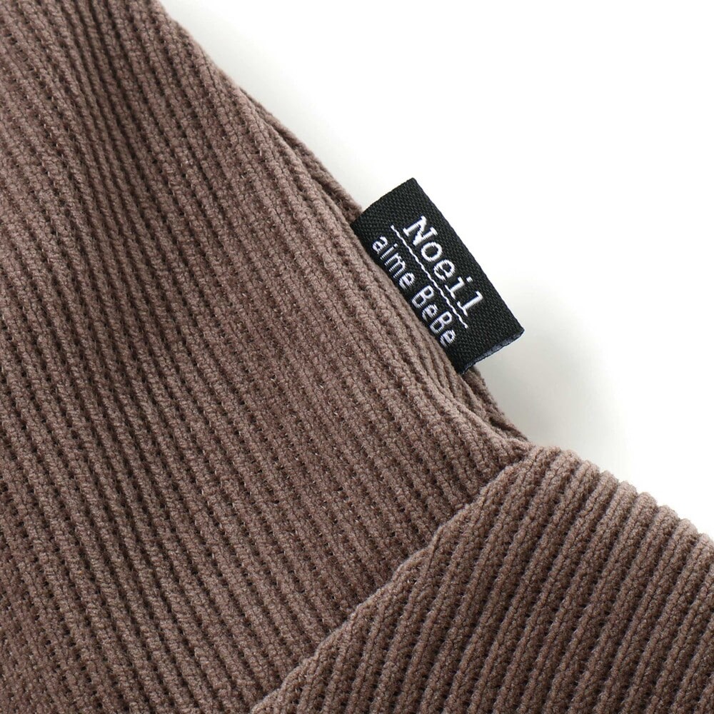 ニットコールスカート付きスパッツ(80~130cm) ブラウン 80cm