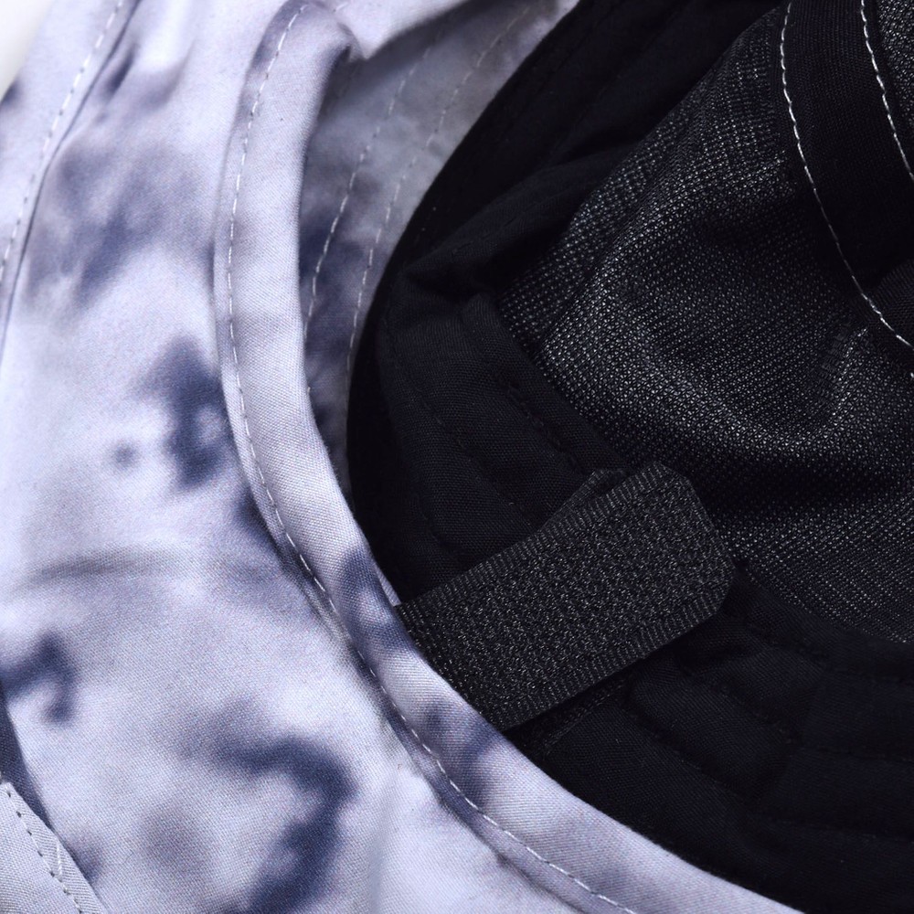 タイダイ柄 アウトドア ハット(50~54cm) ブルー M(54cm)