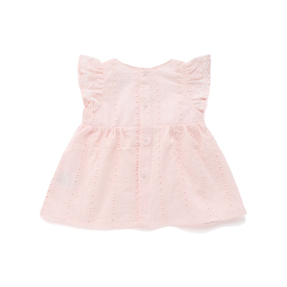 肩フリルワンピース+ブルマ付きセットアップベビー(70~80cm) ホワイト ワンサイズ