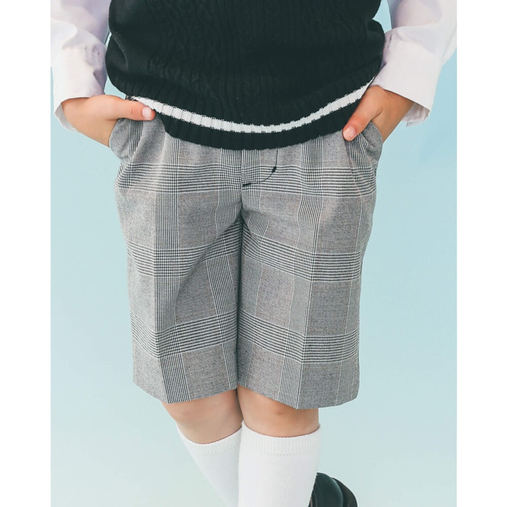 フォーマル グレンチェック ハーフパンツ (90~130cm)(90cm ブラック系): FOMAL-子供服べべの公式通販サイト 「BEBE MALL」