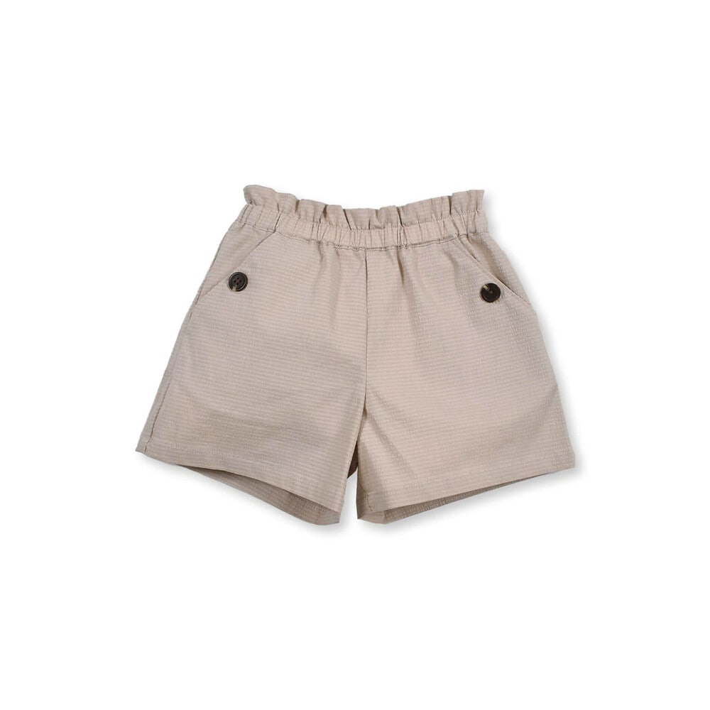 ウエスト フリル サッカー ショートパンツ 90 150cm 90cm ベージュ ボトム 子供服べべの公式通販サイト Bebe Mall