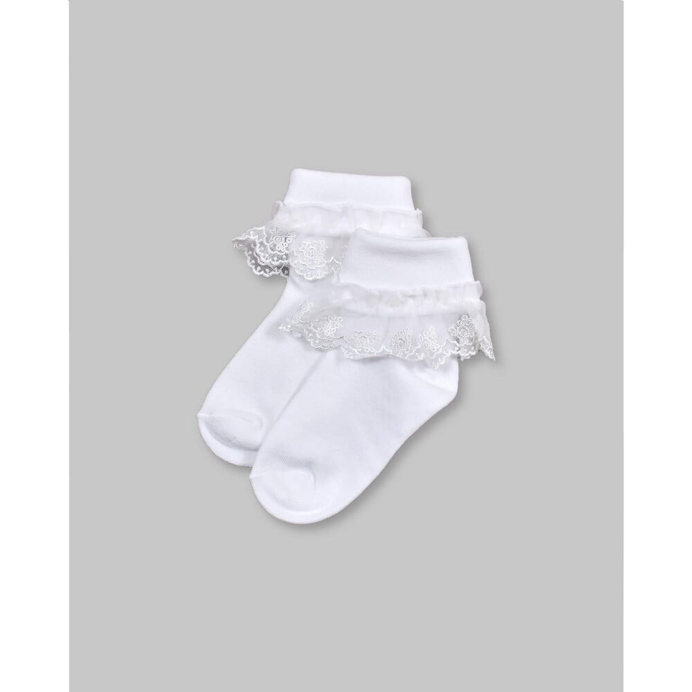 フォーマル フリル レース 付き ショート丈 ソックス (15~21cm)(15-17cm ホワイト):  レッグウエア【女の子・男の子の子ども服と言えば】フォーマル フリル レース 付き ショート丈 ソックス (15~21cm)(15-17cm ホワイト):  レッグウエア【女の子・男の子の子ども服と言えば ...