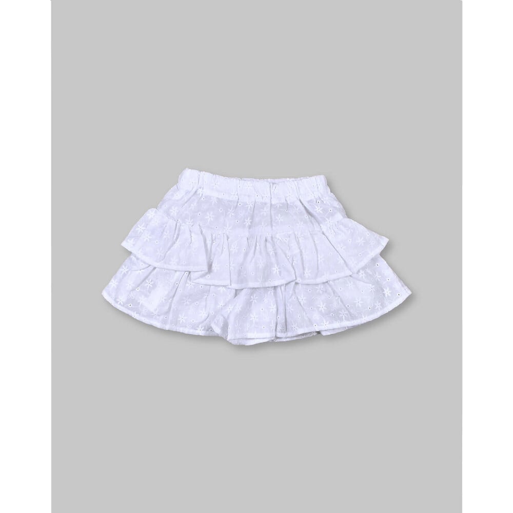 レース フリル ティアード キュロット パンツ ベビー (80~90cm)(80cm 
