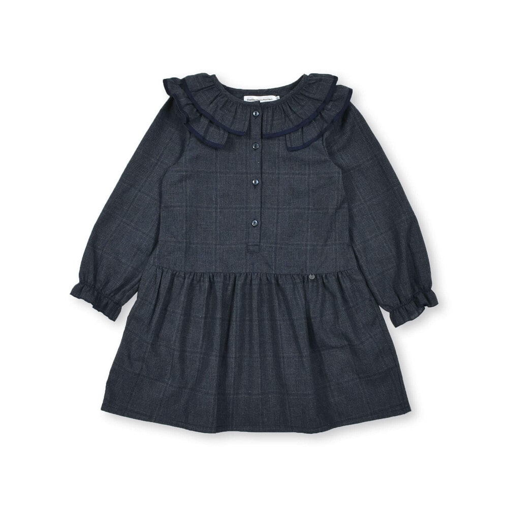オーガニック 】チェックワンピース(70~90cm)(S(70-80cm