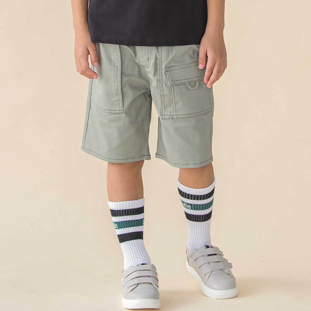 ワッペン付きデニムロングパンツ