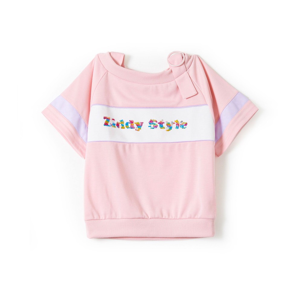 Bebe べべ Bebe Mall Official Online Store 一部店舗限定 スパンコール Tシャツ 130 160cm 140cm ピンク トップス ベベ モール オフィシャルオンラインストア