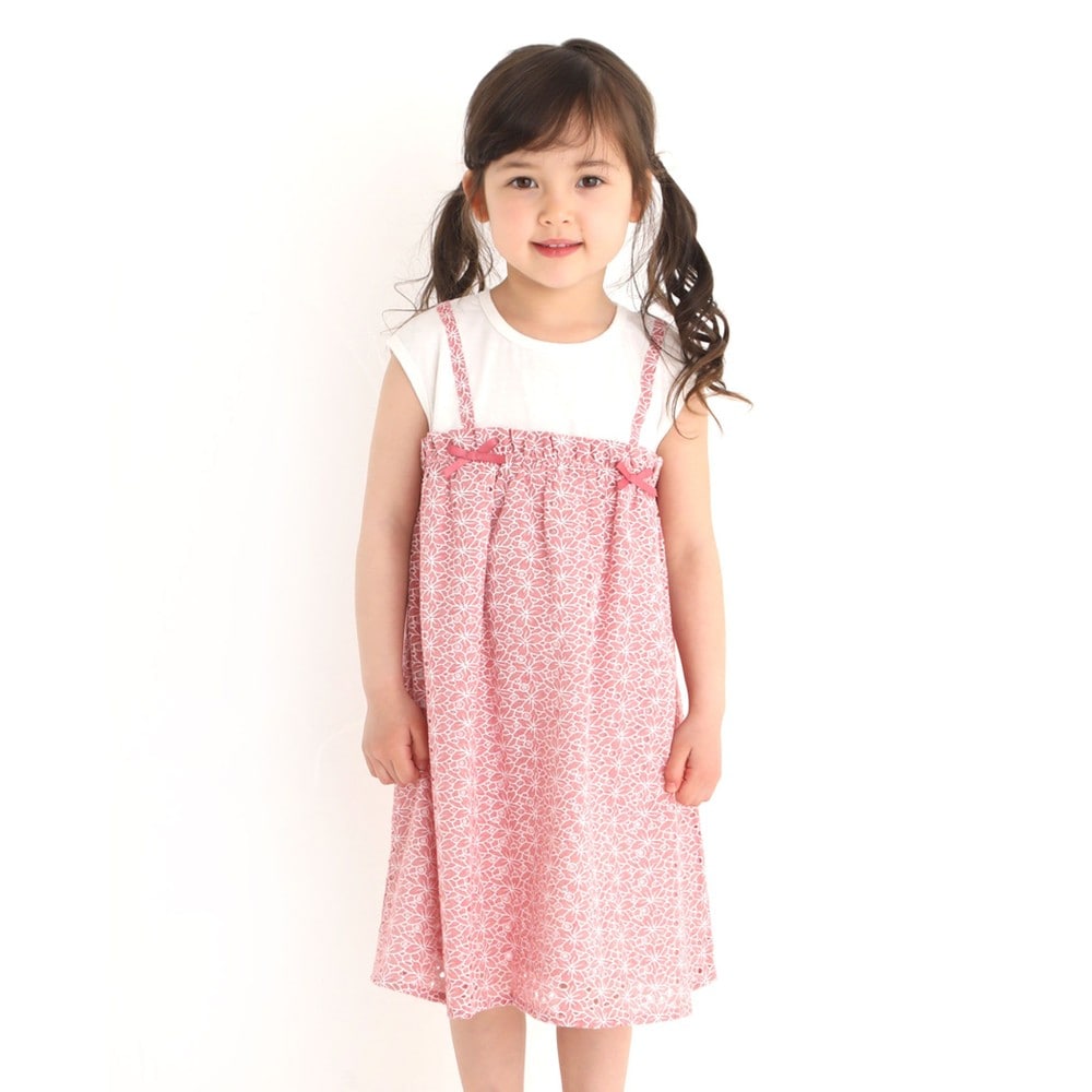 Bebe べべ Bebe Mall Official Online Storeシャンブレー フラワー 花 重ね着風 半袖 ワンピース 80 150cm 80cm レッド系 ワンピース ベベ モール オフィシャルオンラインストア Bebe べべ Bebe Mall Official Online Storeシャンブレー フラワー 花 重ね着風 半袖 ワンピース 80 150cm 80cm レッド系 ワンピース ベベ モール オフィシャルオンラインストア