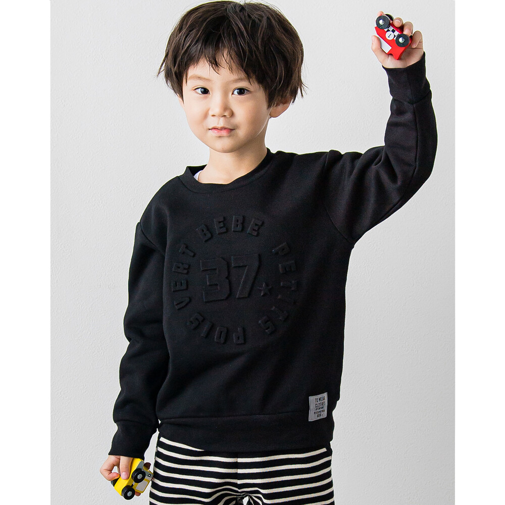 BPV ロゴ ぷっくり エンボス 加工 トレーナー (95~150cm)(95cm