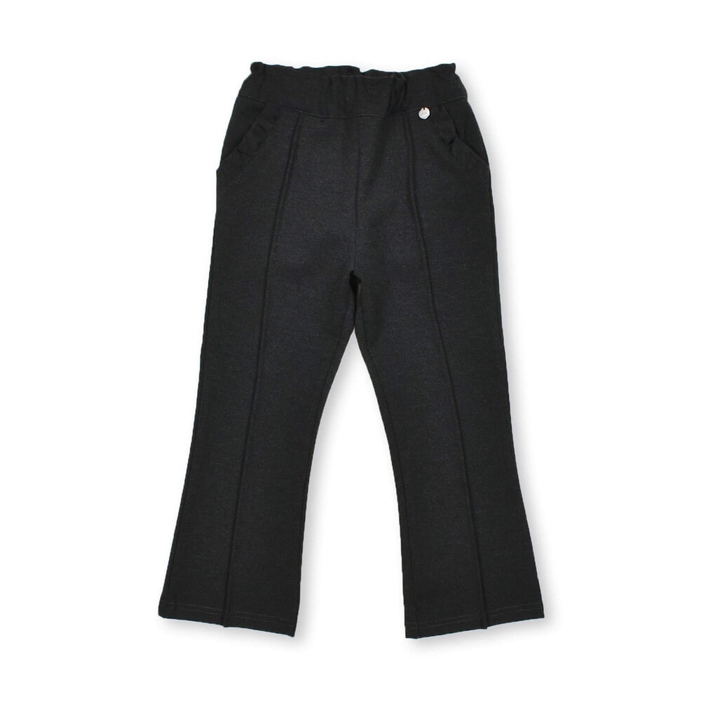 ポンチフレアパンツ(95~150cm)(95cm ブラック): ボトム【べべ