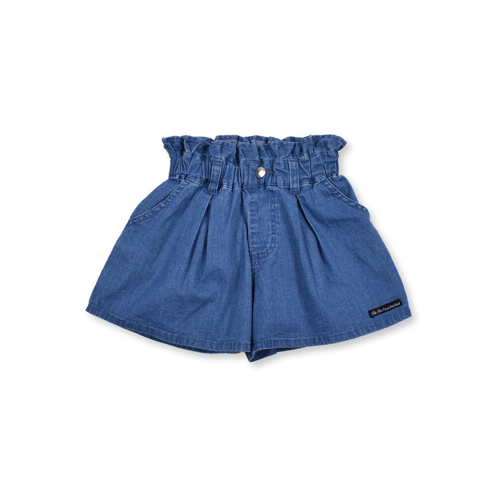 ストレッチ デニム キュロット パンツ 95 150cm 95cm ネイビー ボトム 子供服べべの公式通販サイト Bebe Mall