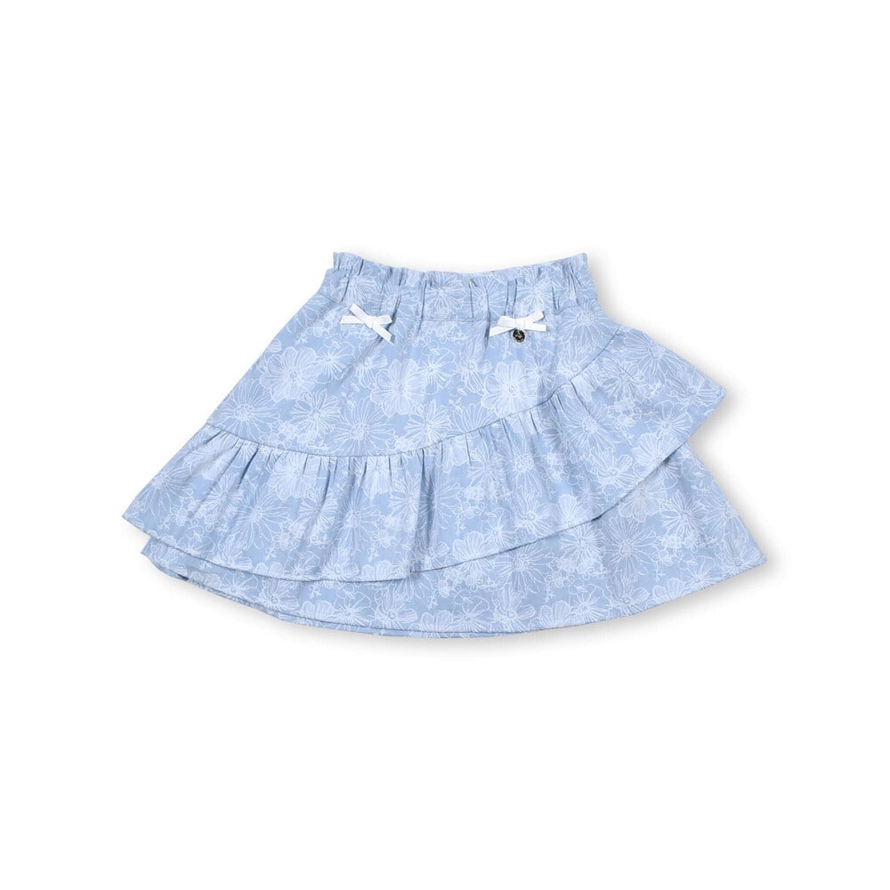 キッズ ペールブルー チュールスカート 110cm - スカート
