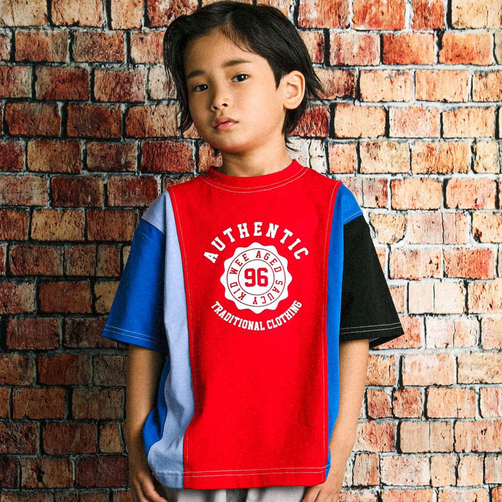 接触冷感】配色切り替えBIGTシャツ(100~160cm)(100cm レッド系):  トップス【女の子・男の子の子ども服と言えば】【接触冷感】配色切り替えBIGTシャツ(100~160cm)(100cm レッド系):  トップス【女の子・男の子の子ども服と言えば】-子供服べべの公式通販サイト 「BEBE MALL ...