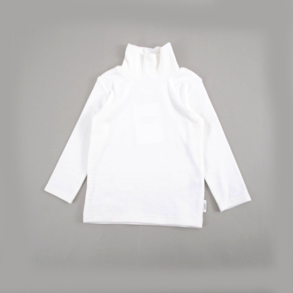 タートルネックTシャツ(80cm オフホワイト): トップス【べべモール