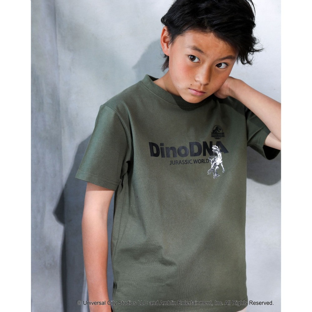 【JURASSIC PARK × RADCUSTOM】ジュラシックパークコラボ ロゴプリント Tシャツ(120~160cm)