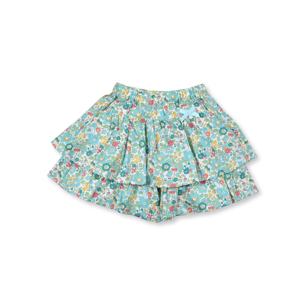 日本製 リバティ 花柄 プリント ( Betsy ) コットン キュロット
