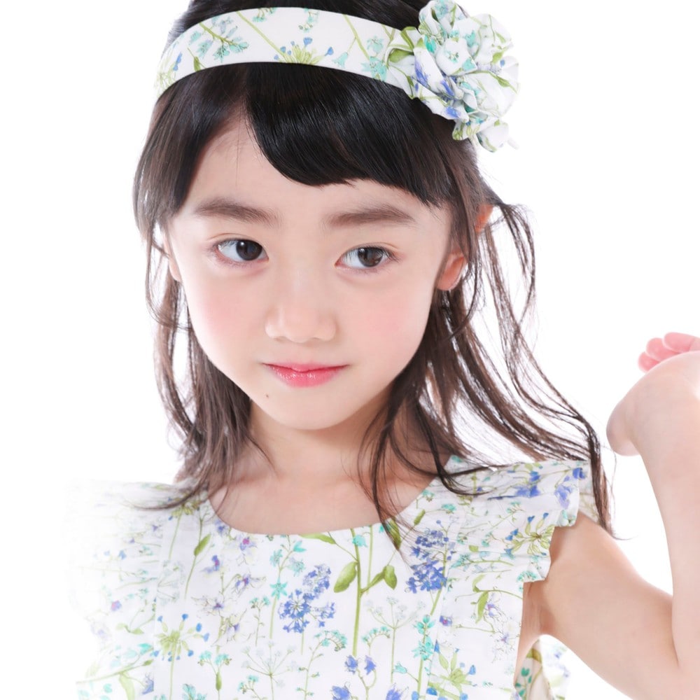 リバティ（Theodora) 日本製 花柄 フェミニン カチューシャ(ﾜﾝｻｲｽﾞ