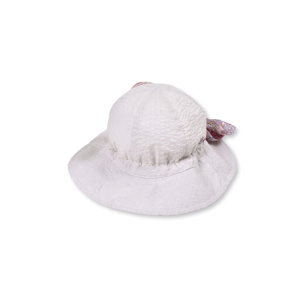 リバティ 日よけ 付き ハット (44-50cm)(S(44-46cm) ピンク系): 新生児