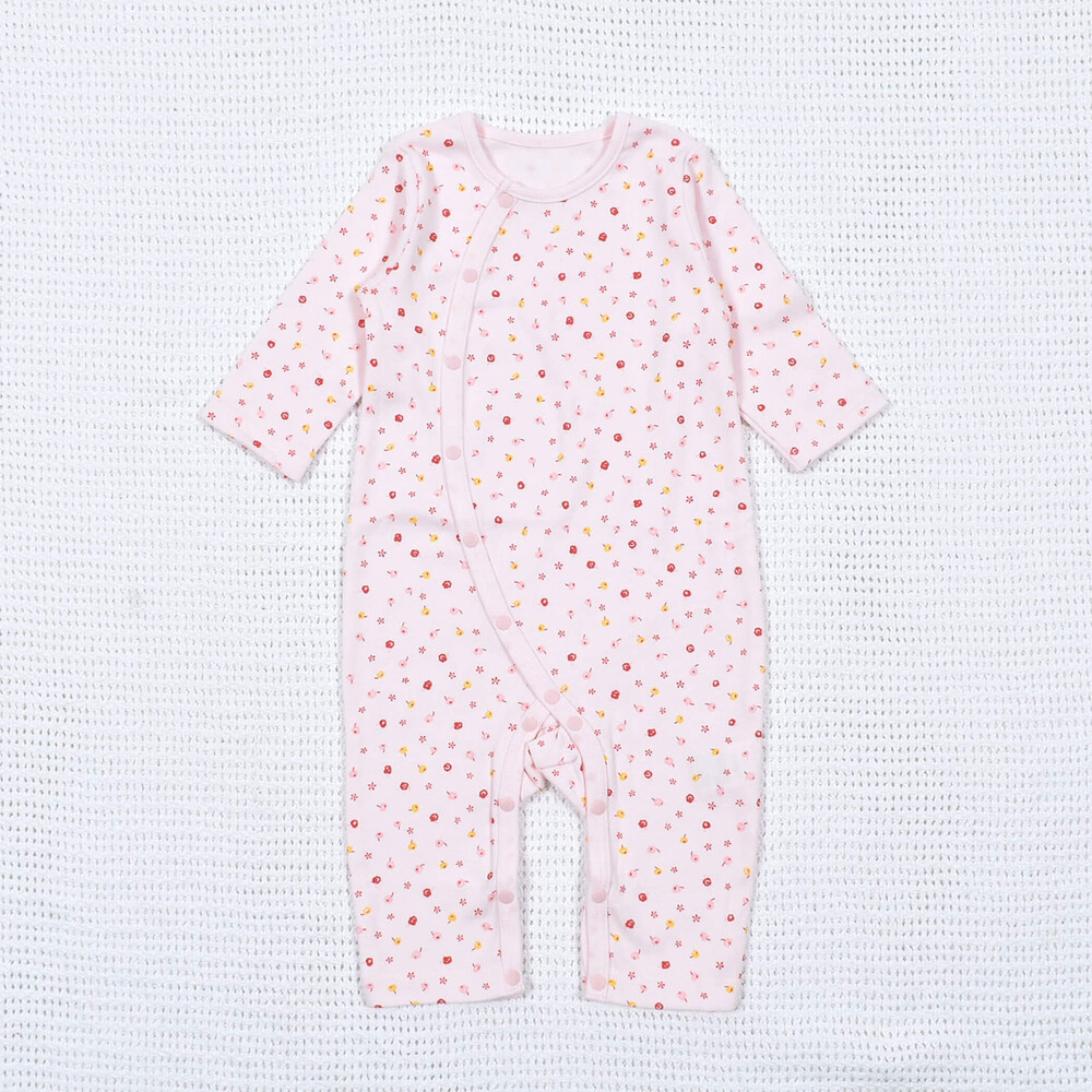 bebe   reduction 小花柄カバーオール