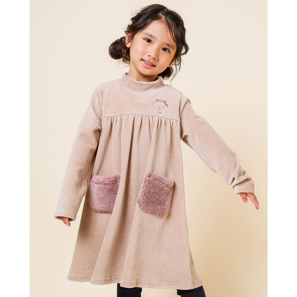 もこもこ ボア ポケット 付き タートルネック ニットコール ワンピース 80 130cm 80cm ベージュ ワンピース 子供服べべの公式通販サイト Bebe Mall もこもこ ボア ポケット 付き タートルネック ニットコール ワンピース 80 130cm 80cm ベージュ ワンピース 子供服べべの公式通販サイト Bebe Mall