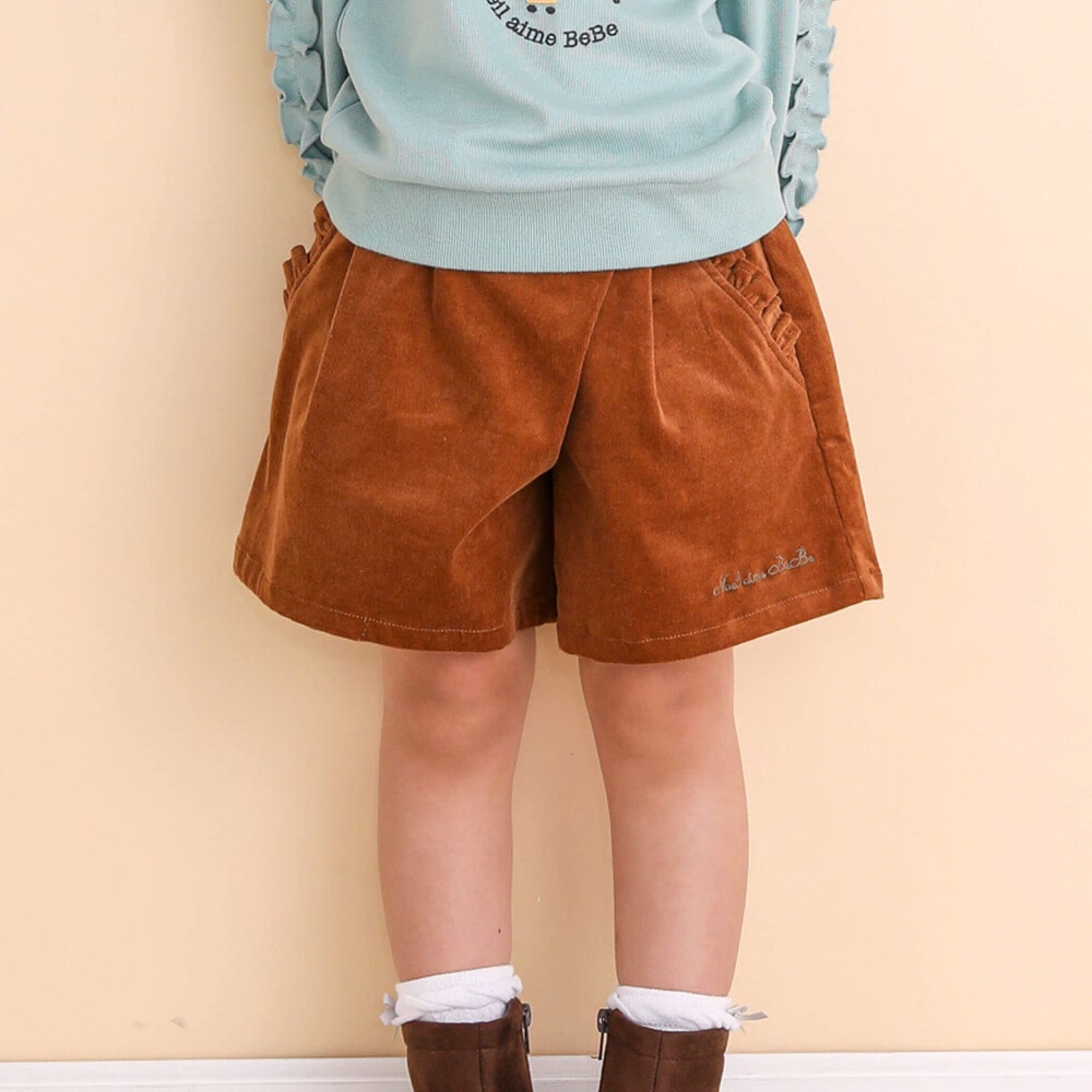 ストレッチコールラップキュロットパンツ(90~130cm)(90cm