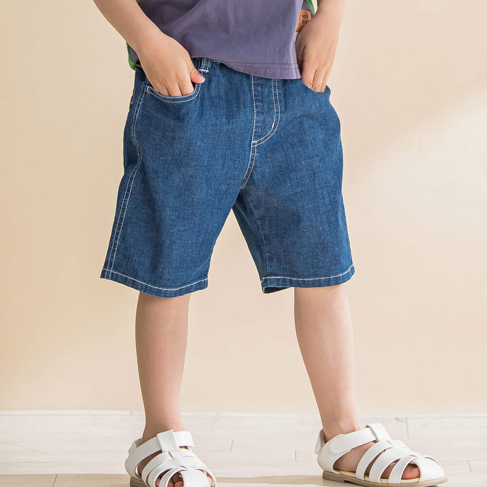 ライトオンスデニムスリムショートパンツ(90~130cm)(90cm
