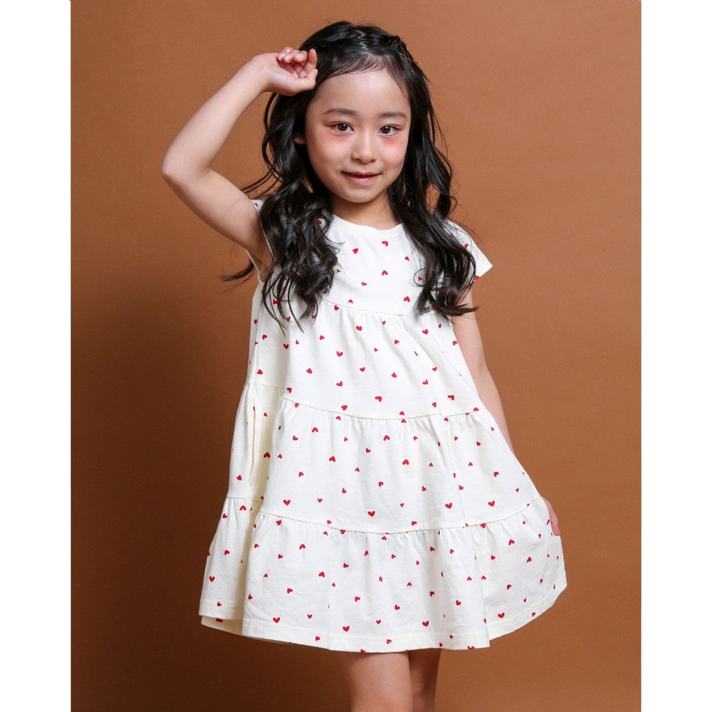 Bebe べべ Bebe Mall Official Online Storeハート柄 プリント ティアード 天竺 ワンピース 80 130cm 80cm オフホワイト系 ワンピース ベベ モール オフィシャルオンラインストア Bebe べべ Bebe Mall Official Online Storeハート柄 プリント ティアード 天竺 ワンピース 80 130cm 80cm オフホワイト系 ワンピース ベベ モール オフィシャルオンラインストア