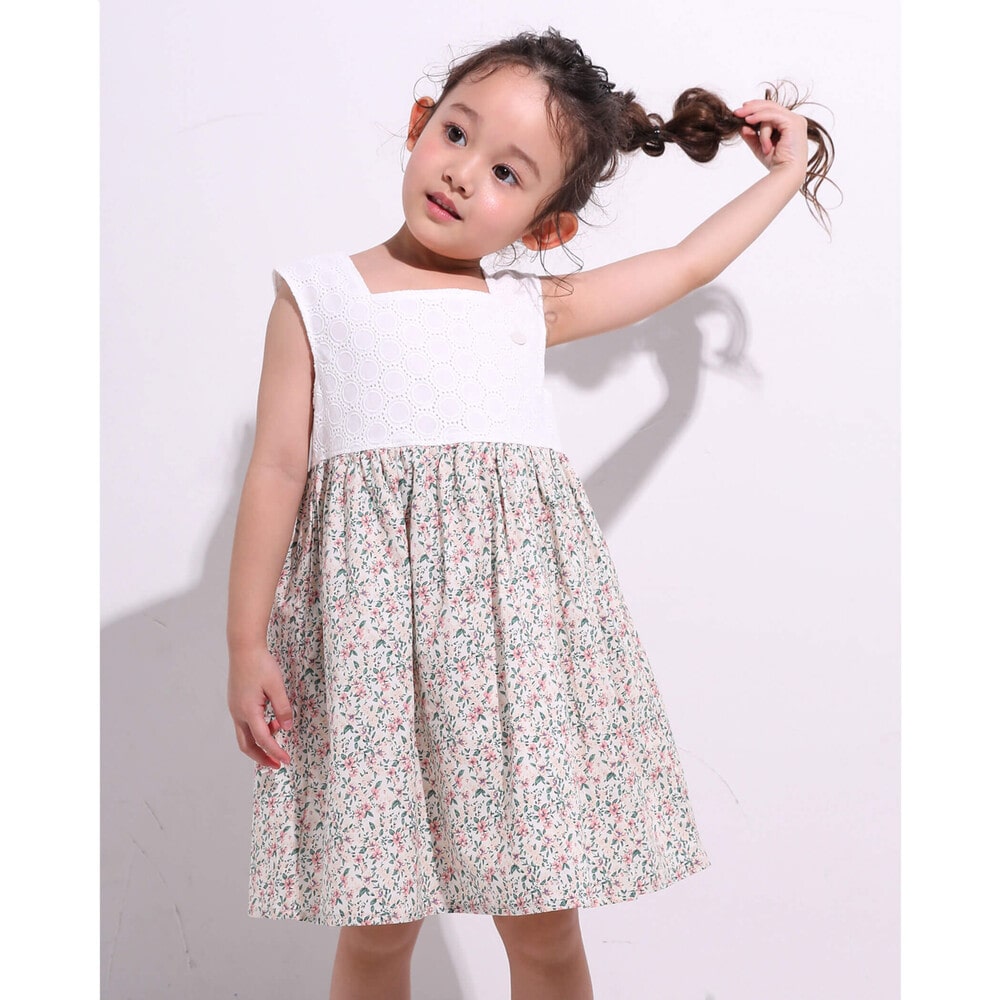 Bebe べべ Bebe Mall Official Online Storeレース 切り替え 花柄 ワンピース 90 130cm 90cm ホワイト系 ワンピース ベベ モール オフィシャルオンラインストア Bebe べべ Bebe Mall Official Online Storeレース 切り替え 花柄 ワンピース 90 130cm 90cm ホワイト系 ワンピース ベベ モール オフィシャルオンラインストア