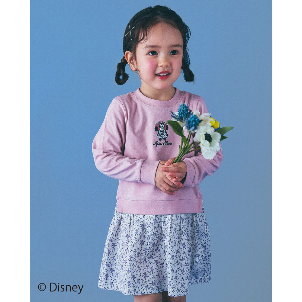 Disney ミニー フィガロ 刺繍 ドッキングワンピース 80 130cm 80cm オレンジ ワンピース 子供服べべの公式通販サイト Bebe Mall