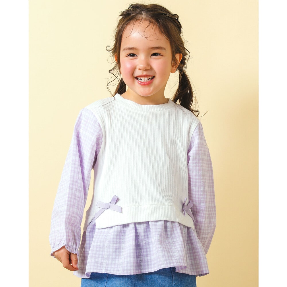 soor ploom＊ストライプチュニック・ニットベストセット